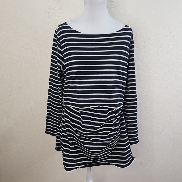 Boob Design Tops - Boob Design Classic Nursing Top Shirt Black XL Long Sleeve Stretch Maternity